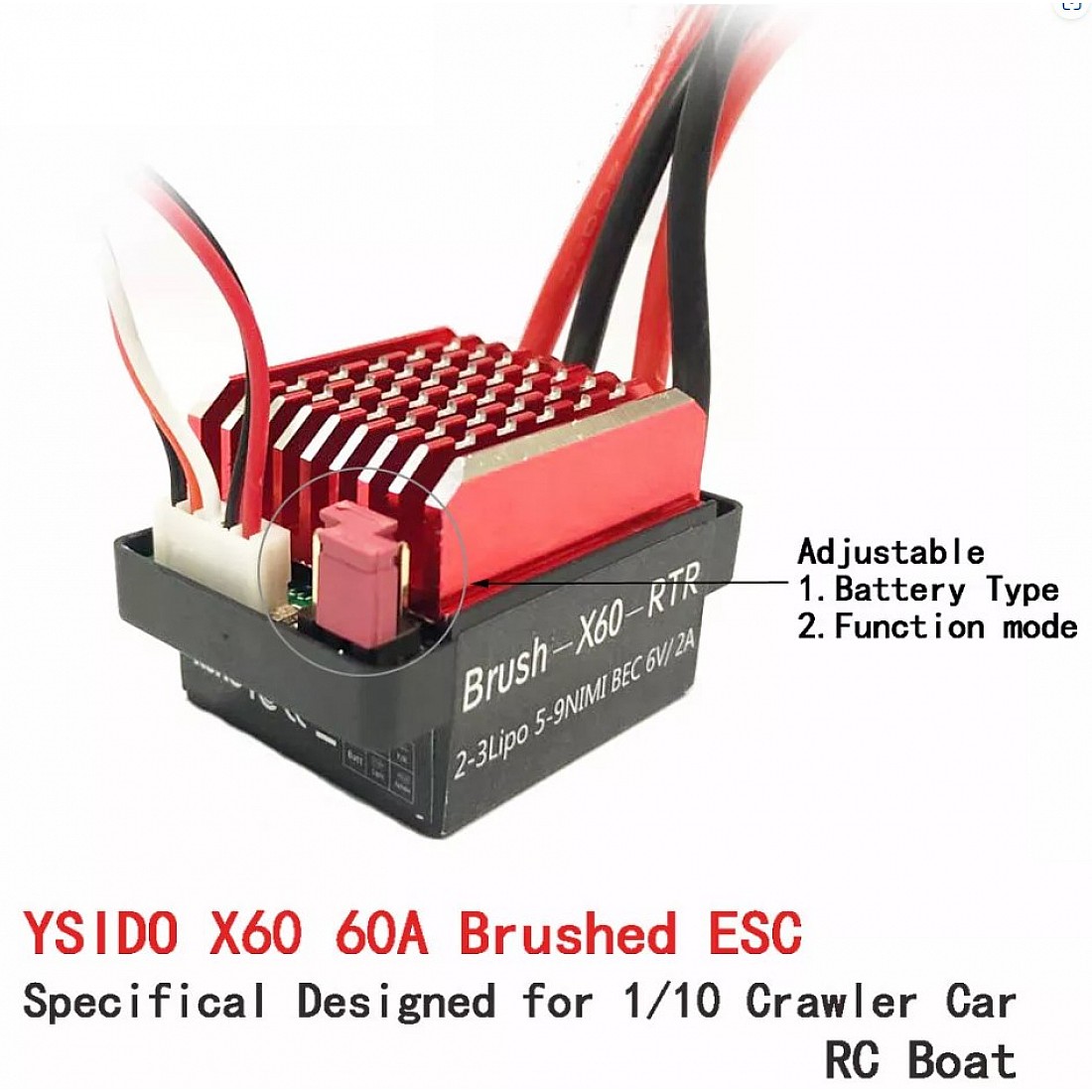 Waterproof A Brush X Rtr Esc For Rc Motor