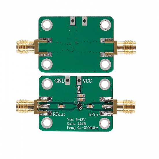 Wideband 0.1-2000MHz  Radio Frequency Amplifier Module