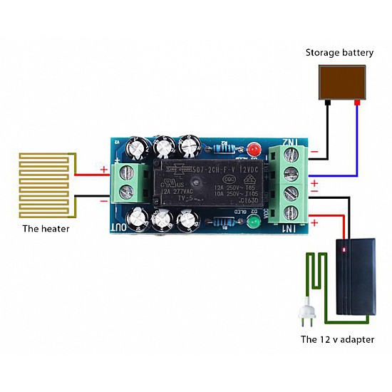 XH-M350 Backup Battery Switching Module